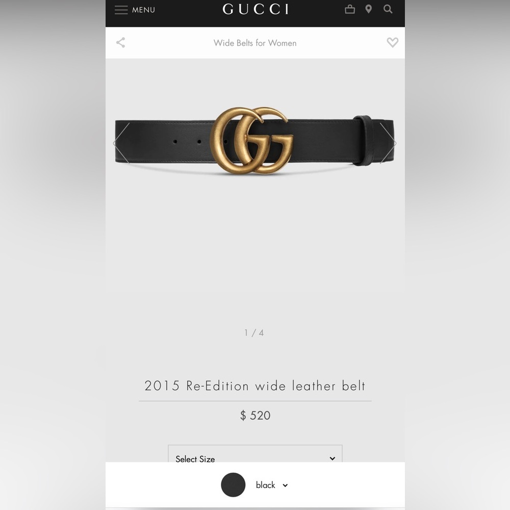Women Gucci belt like new only use 3 times no damaged